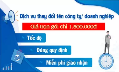 Dịch vụ Thay Đổi Tên Doanh Nghiệp Tại Hà Nội